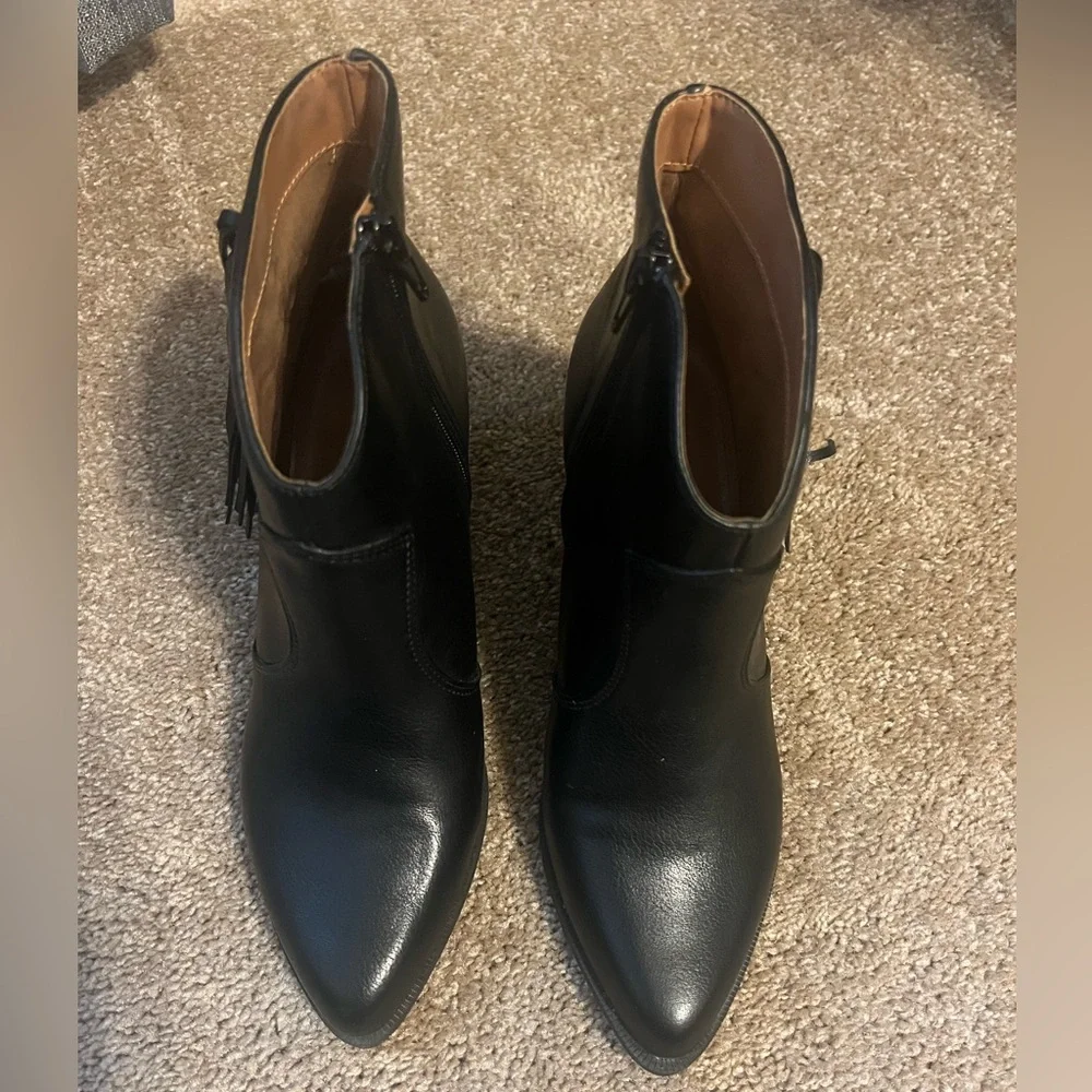 Genuine leather booties - Picture 3 of 9